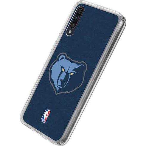 NBA Memphis Grizzlies Distressed Galaxy A50 Clear Case